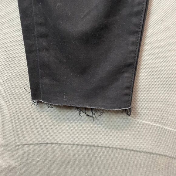 Levi’s 720 Jeans Women's 31 Black Stretch Raw Hem Super Skinny Zip Fly Outdoor - Picture 4 of 13